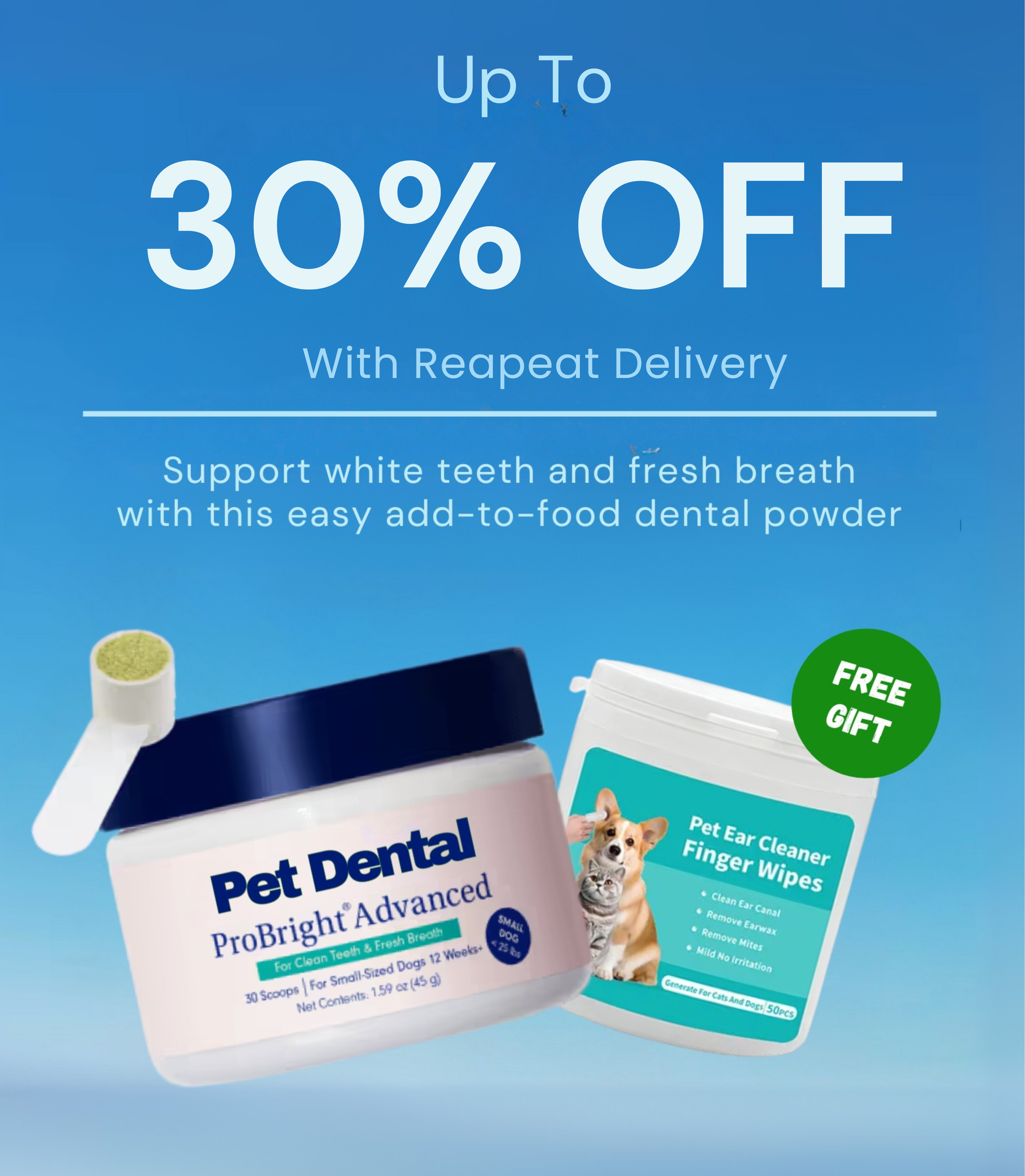 ProBright® Advanced Dog Dental Powder