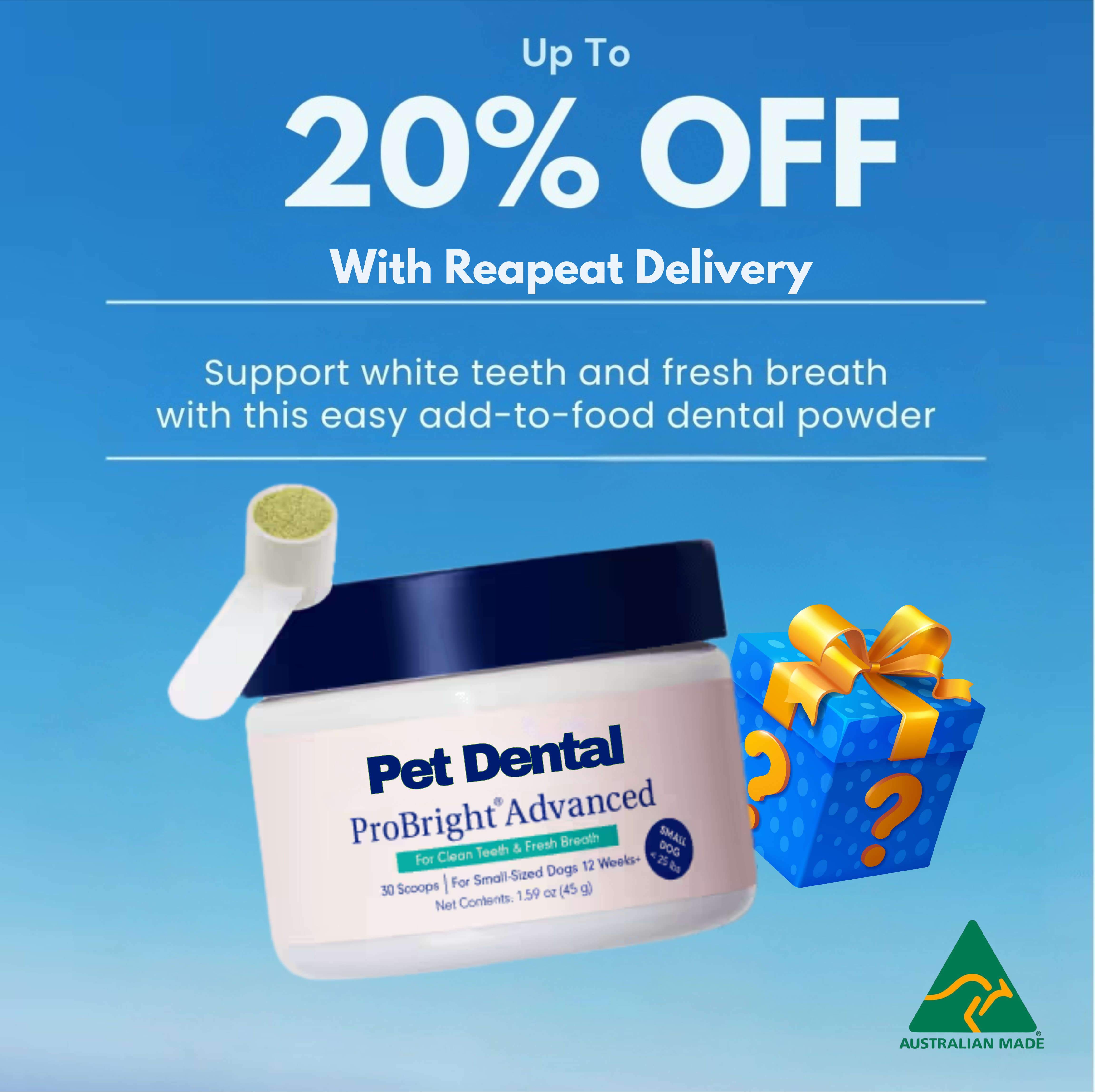 ProBright® Advanced Dog Dental Powder.