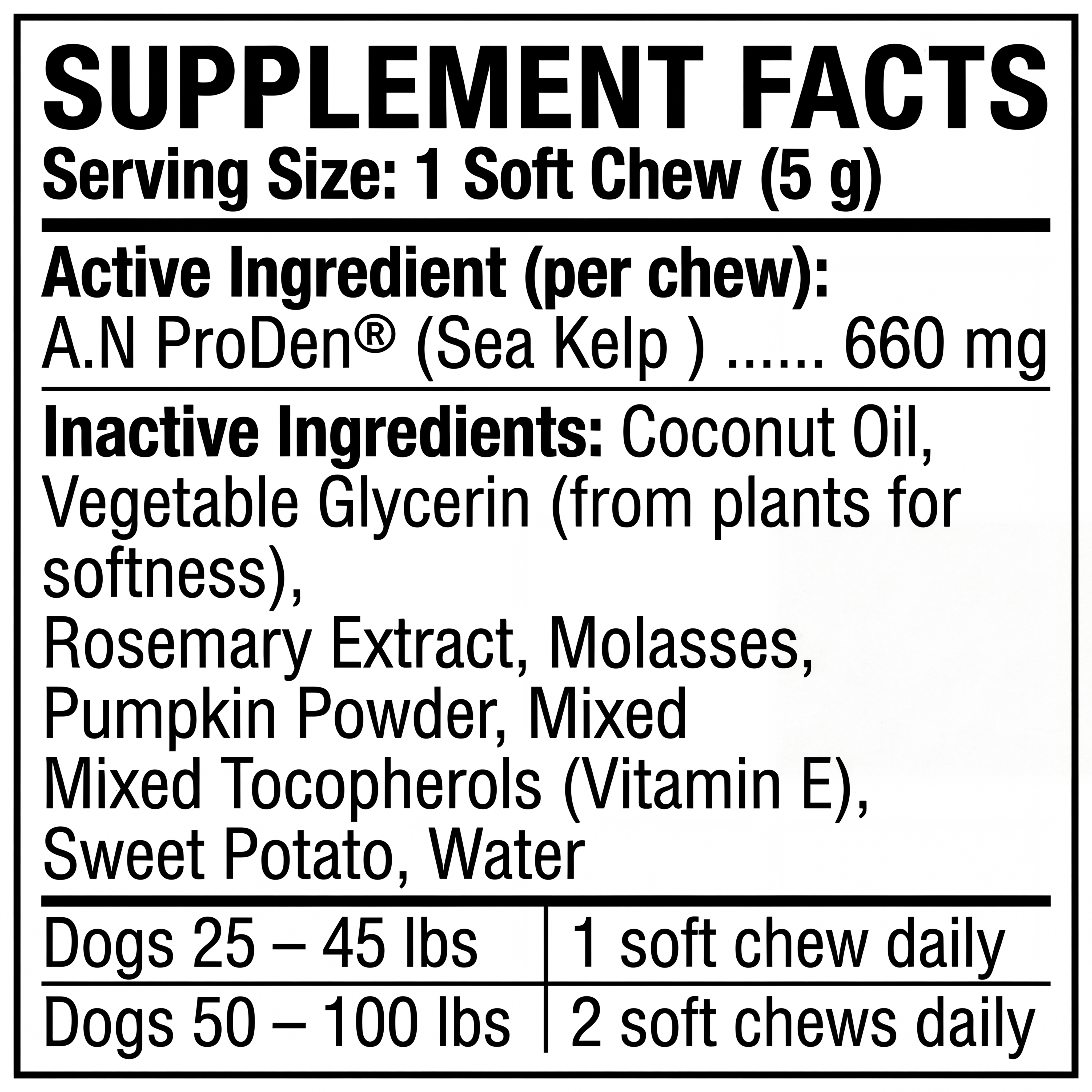 Plaque Out Soft Chews.