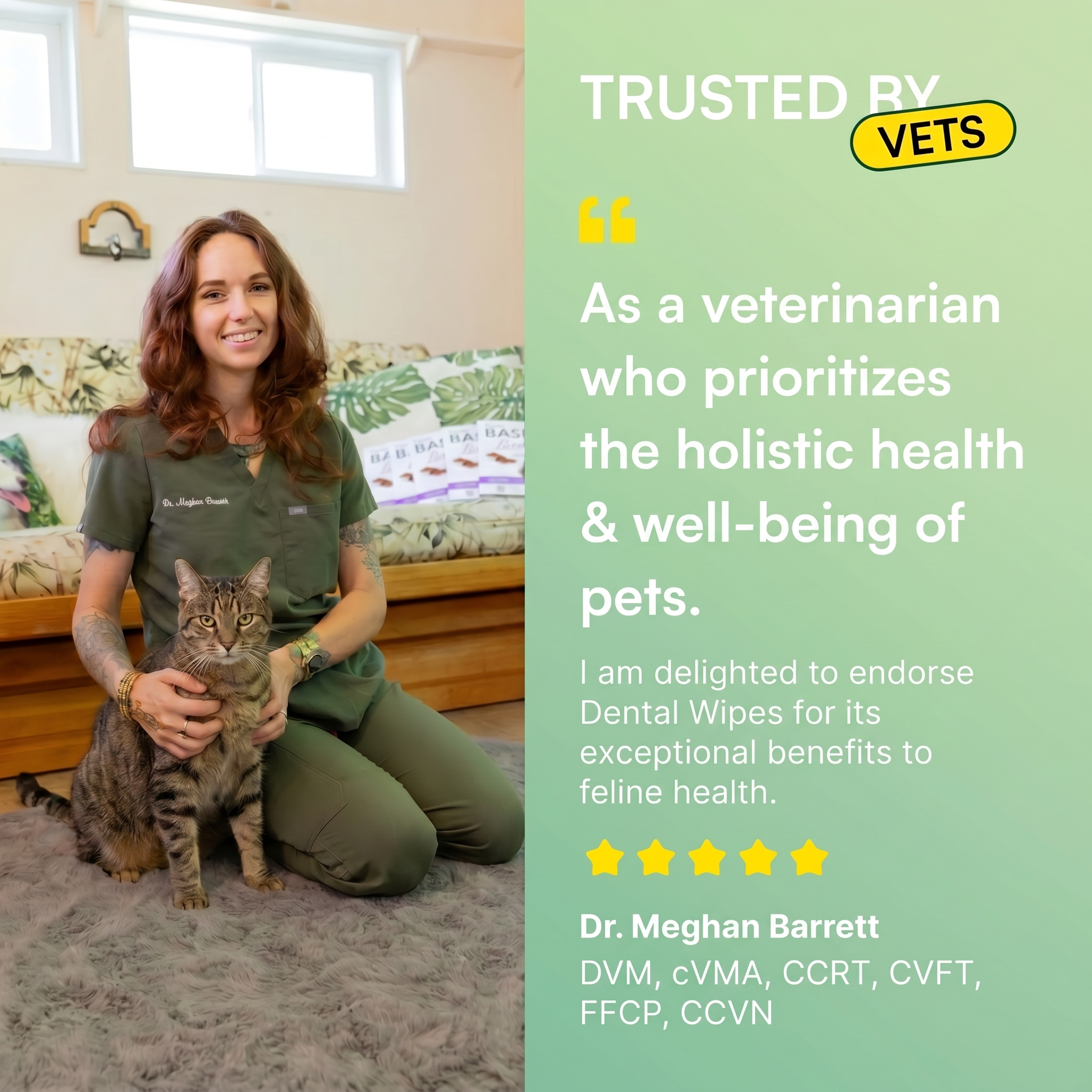 Dental Wipes for Dogs & Cats