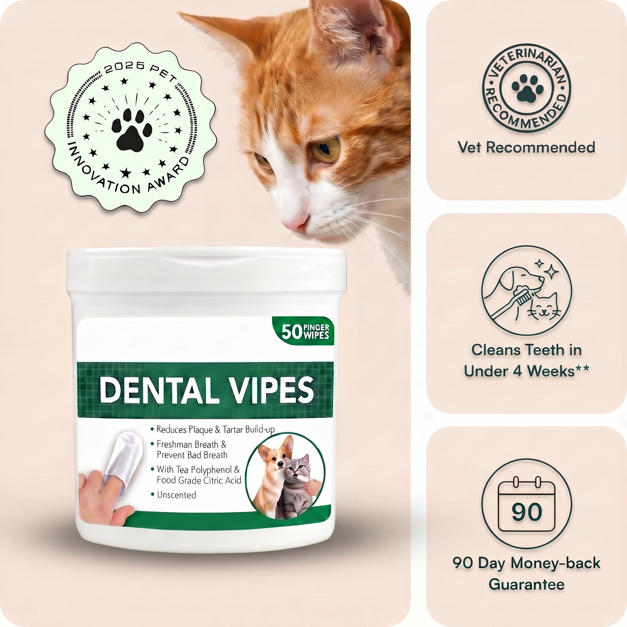 Cat Dental Wipes
